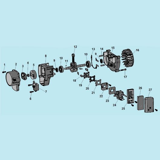 Картер и коленвал Champion PS282